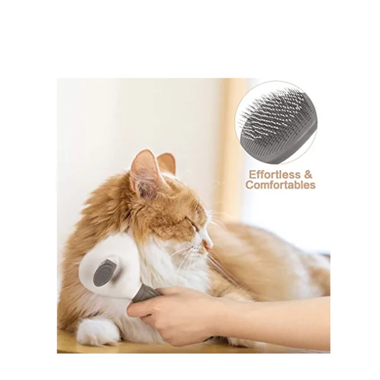 Deshedding Tool Massage Comb Cleaning Slicker Hair Removal Animal Cat Dog Pet Grooming