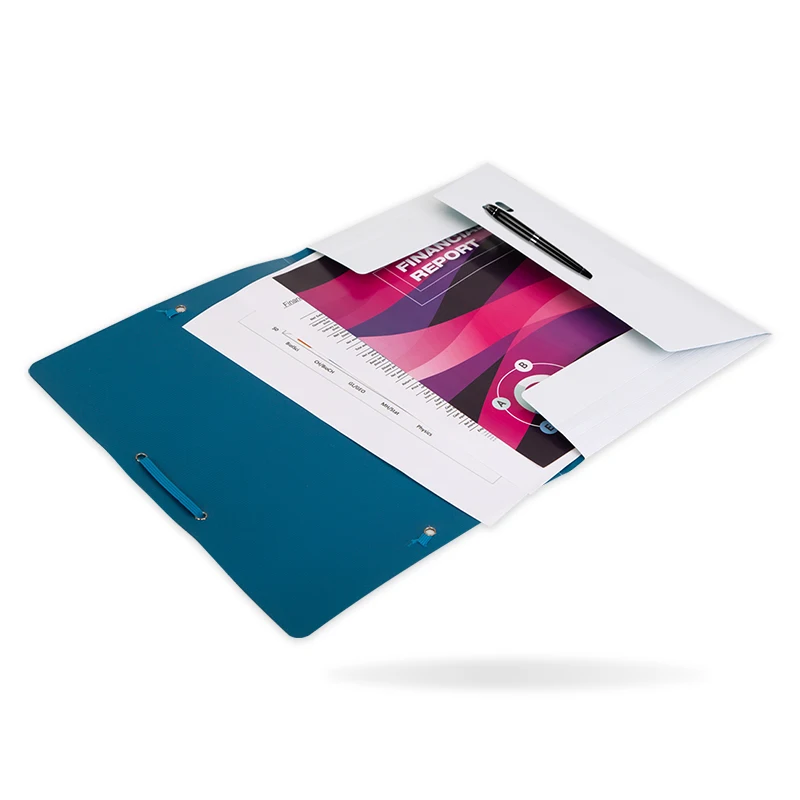 TOPTEAM. Blanco.PP hot selling Elastic Folder file