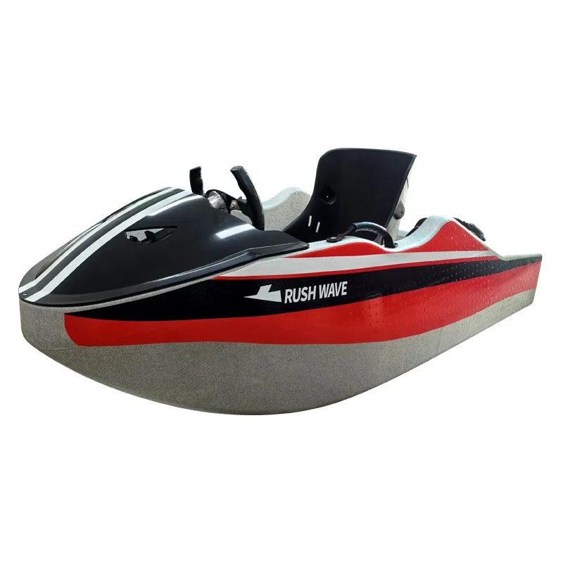 RUSHWAVE boat jetski mini electric boat Lithium Battery High speed water entertainment surfboard mini speed boat