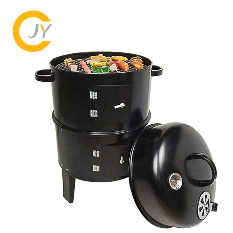 3 in 1 Smoker Charcoal BBQ Grill BBQ Barbeque Grill