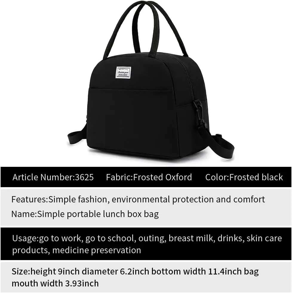 Wholesale High Quality Eco Reusable Thermal Cooler Bag Portable Insulated Lunch Insulated Reusable Shopping Bag With Zipper