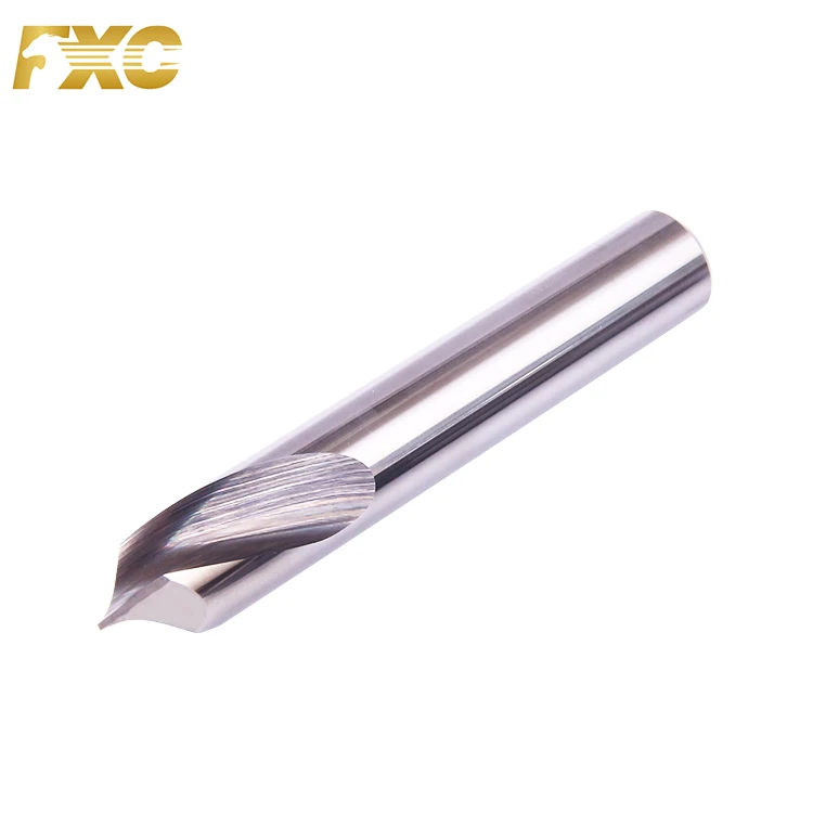 Centering Drill 2 Flute Aluminum Carbide Spot Drill for Aluminum Drilling Tools