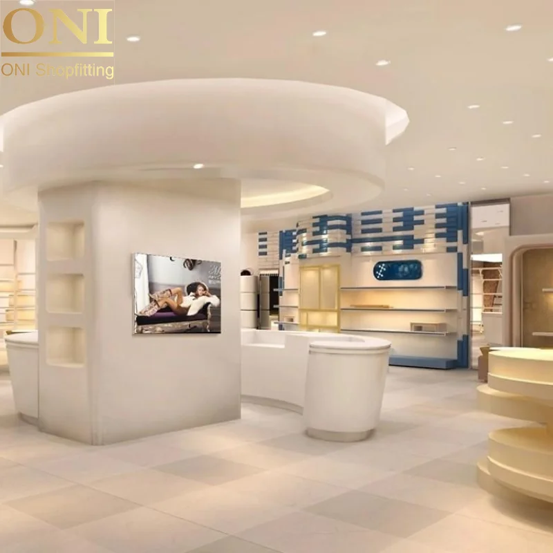 ONI Shopfitting бесплатный дизайн интерьера Премиум дисплей стеллажи для торгового центра магазин одежды розничный