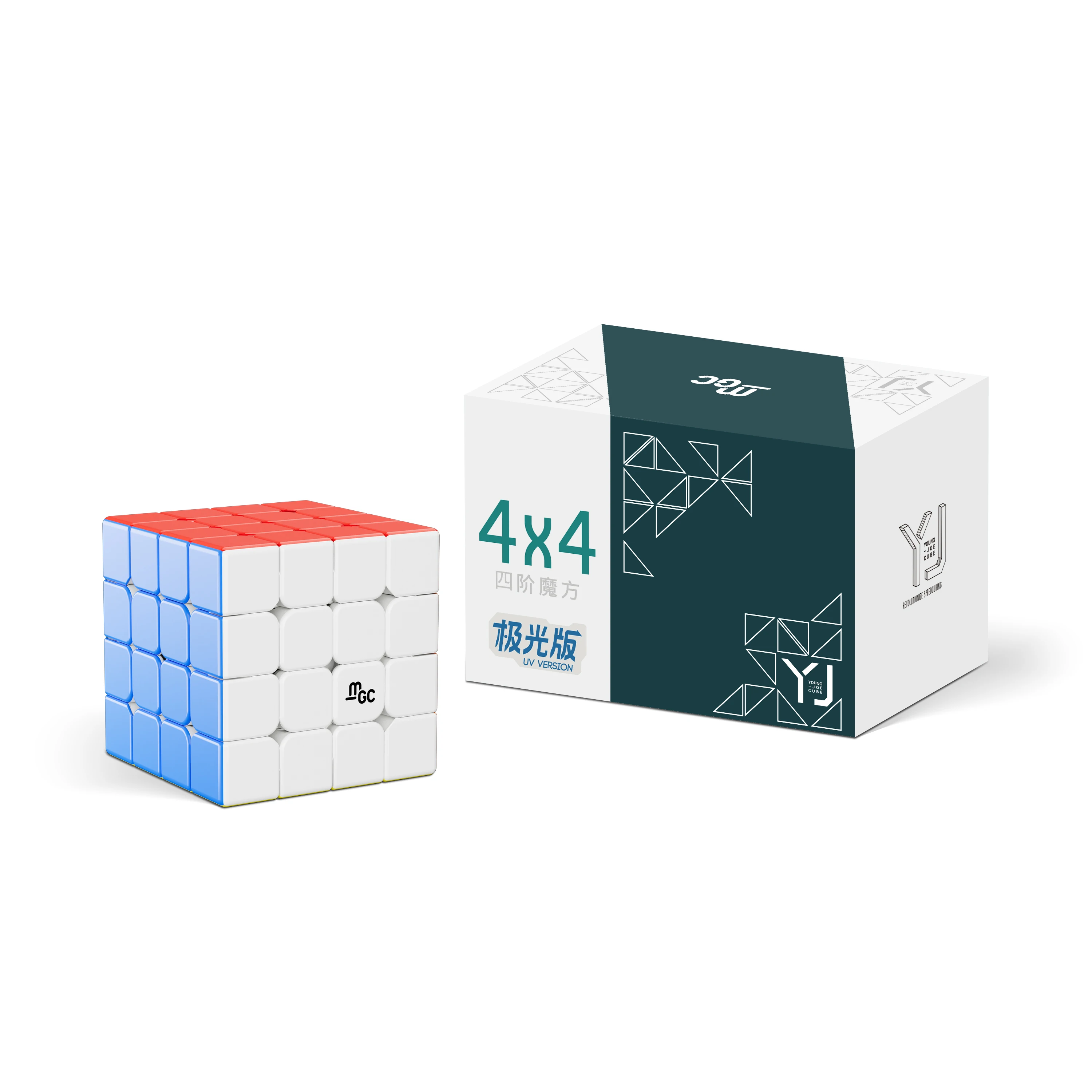 YJ  Yongjun MGC 4x4 Cube Educational Toys Speed Magnetic Magic Cube For Competitions
