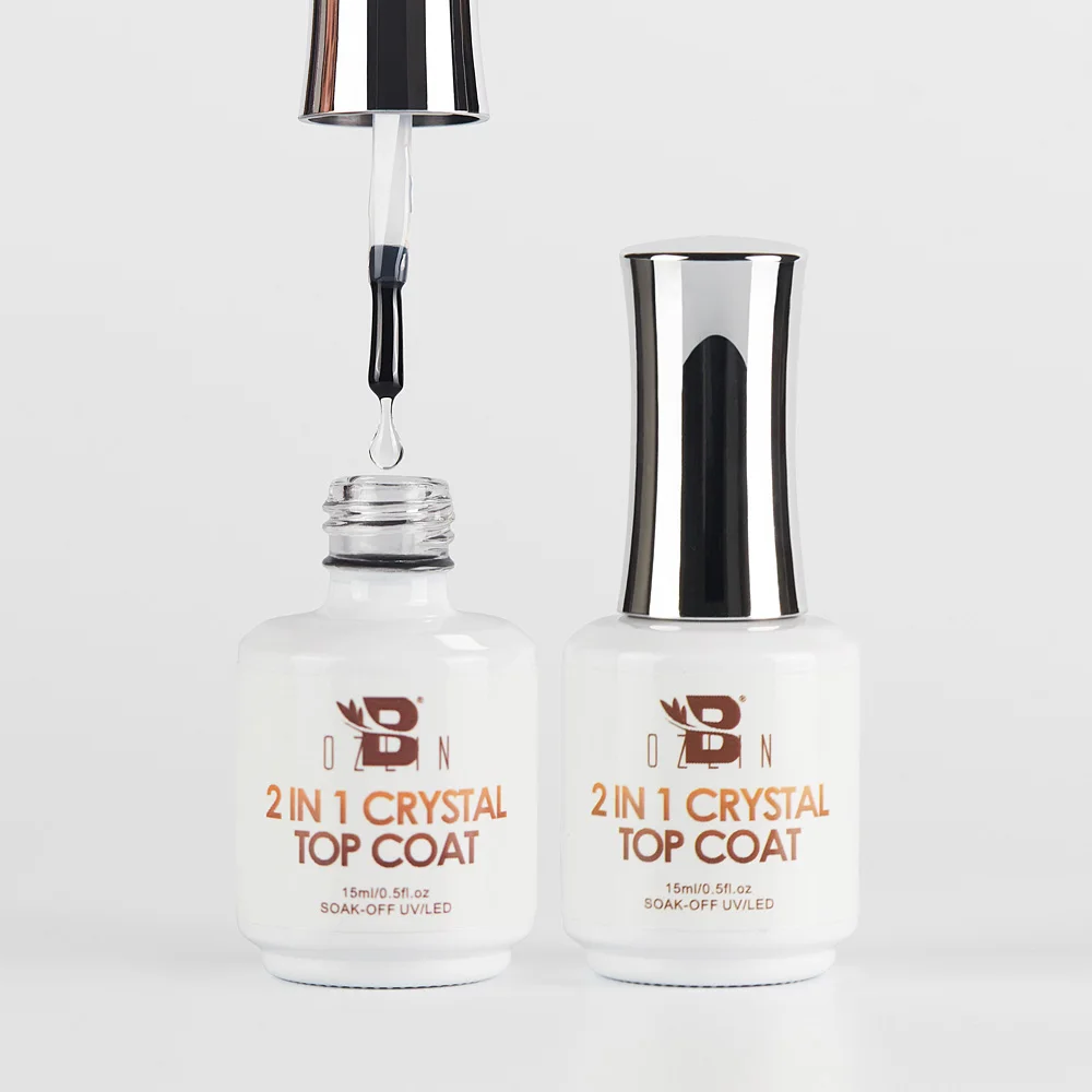 Halal Top Coat Super Shiny 15 Ml Gel Top Coat No Wipe High Shine Polish Esmaltesmalt De Unas En Gel Gel Uv No Wipe Top Coat