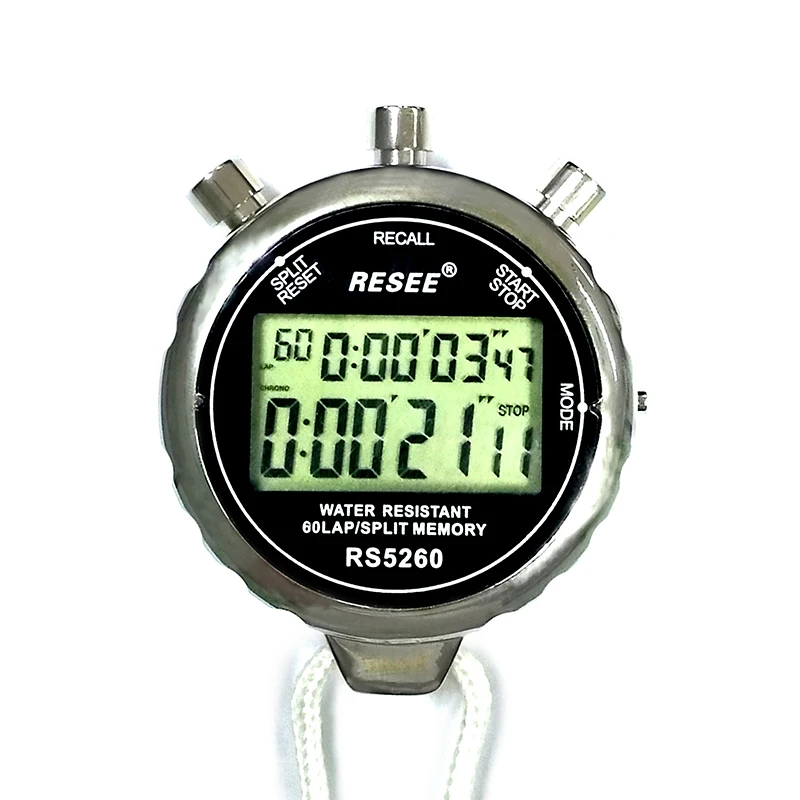 Resee Factory Wholesale High Quality Sports Stopwatch Calculator Stopwatch Cr2032 Stopwatch For Students