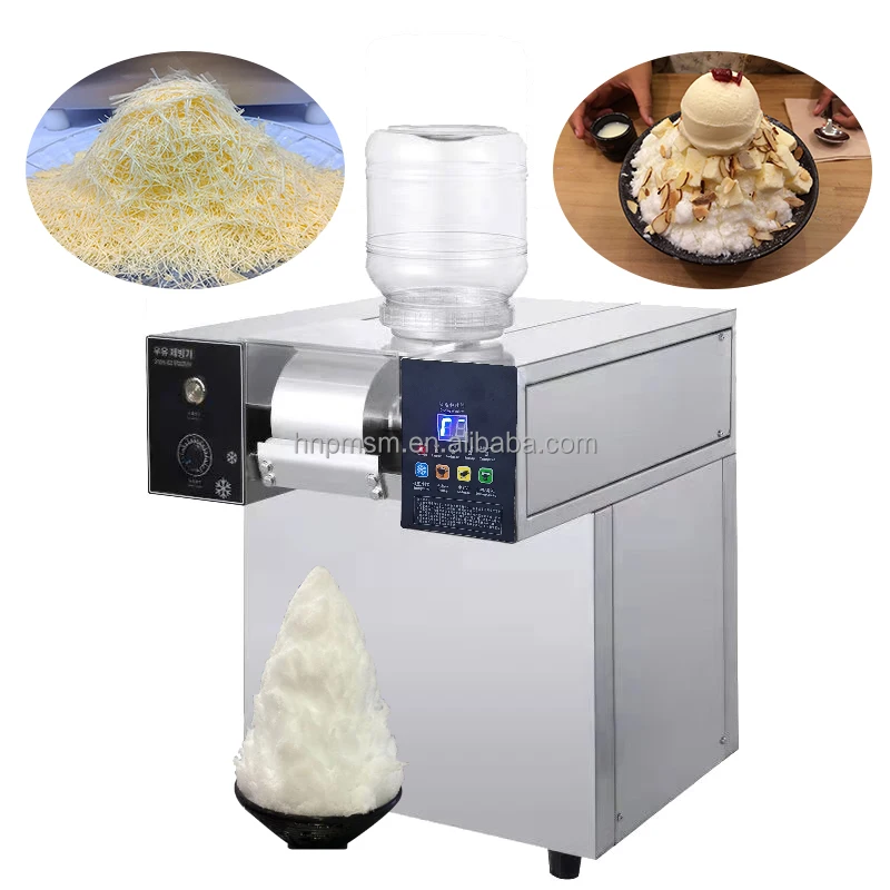 Cheap Price Shaved Ice Machine Maker Snow Block Freezer Quality Bingsu Snow Making Machine Powder Ice Shaved Equipment