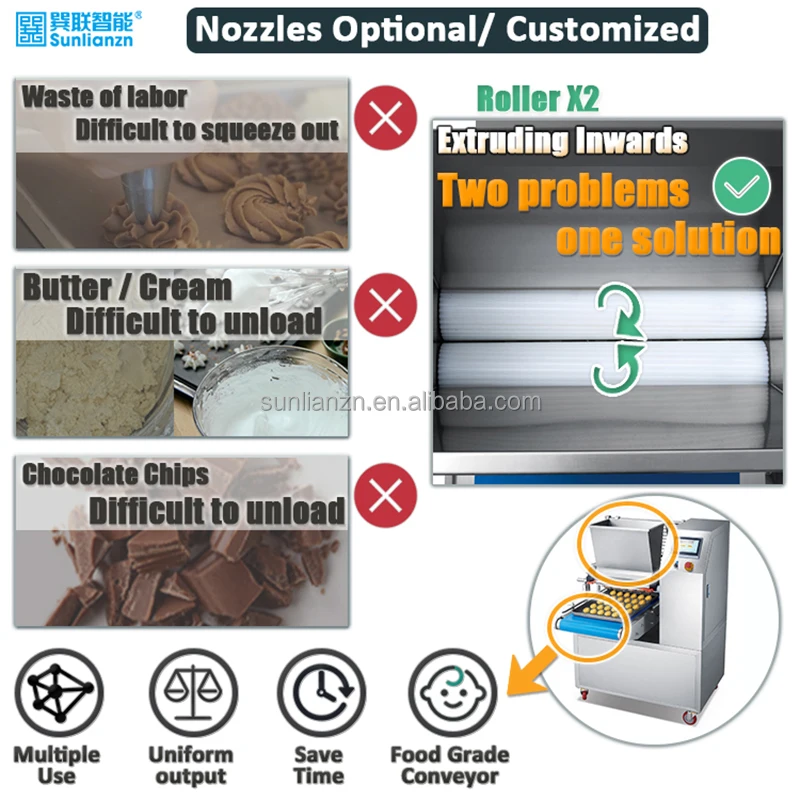 Breadstick Production Line Mixed Cookie Cheese Stick Extruder Equipment Machine