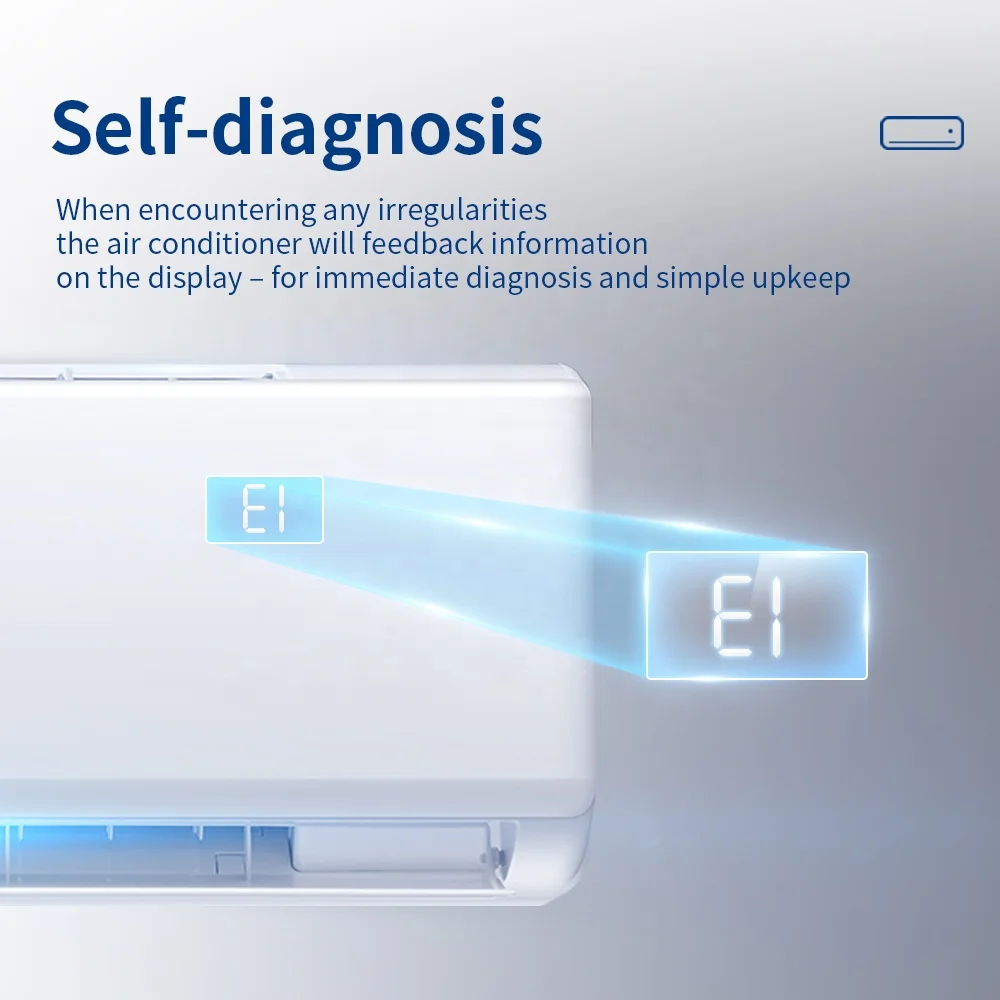 Midea Split Air Conditioner 9000btu To 36000btu Mini Ac Air Conditioners Bluetooth /Wifi Variable Frequency Cooling Unit