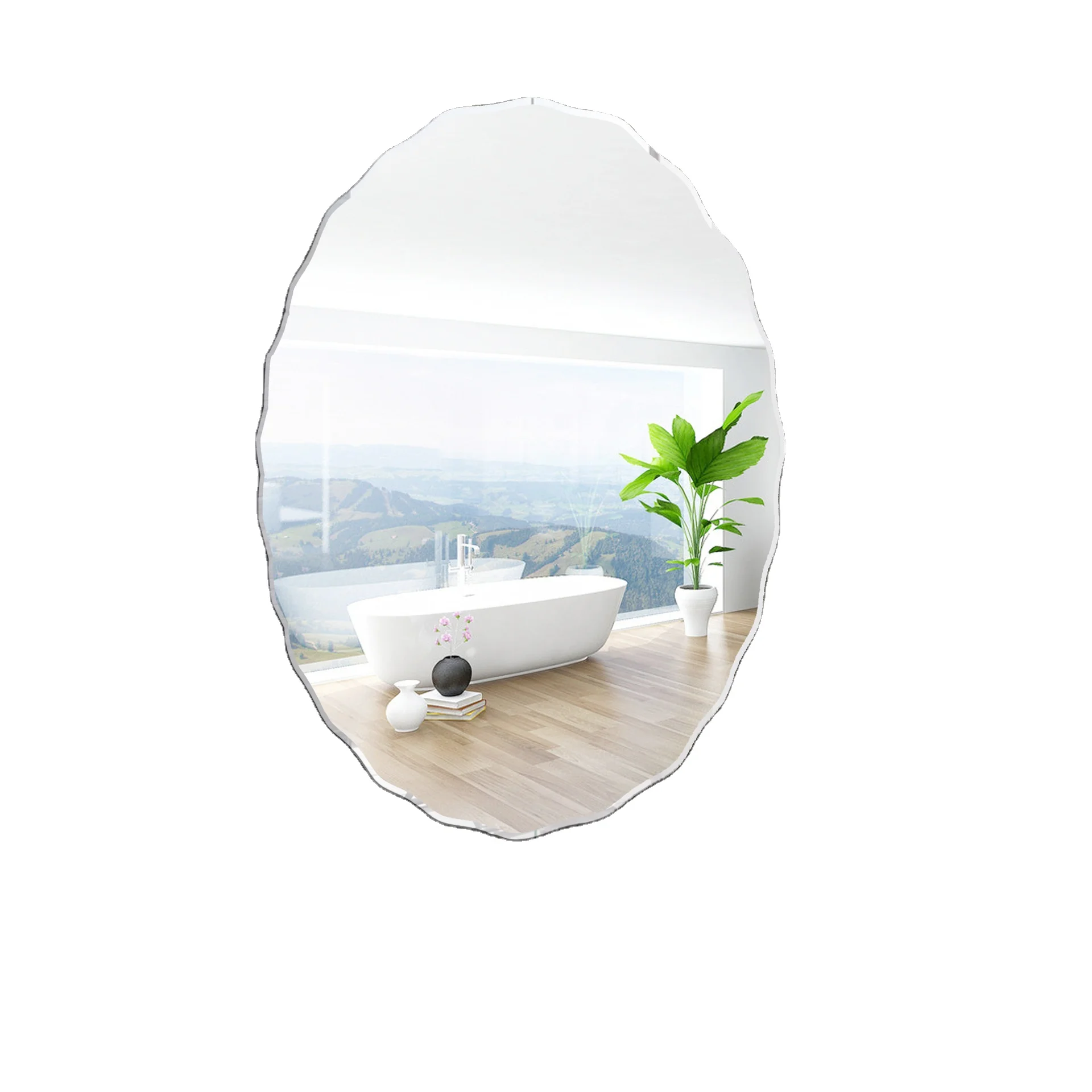 WINER M&G 5mm The oval Bathroom Mirror with Bevel Edge