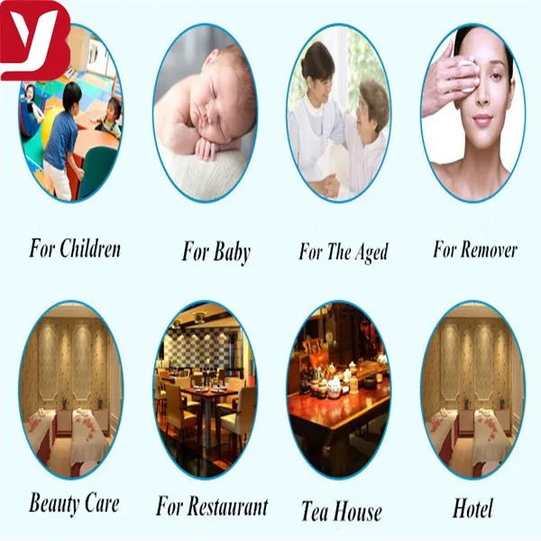 Factory custom soft white disposable single pack cotton wet wipe wet towel for restaurants and hotels