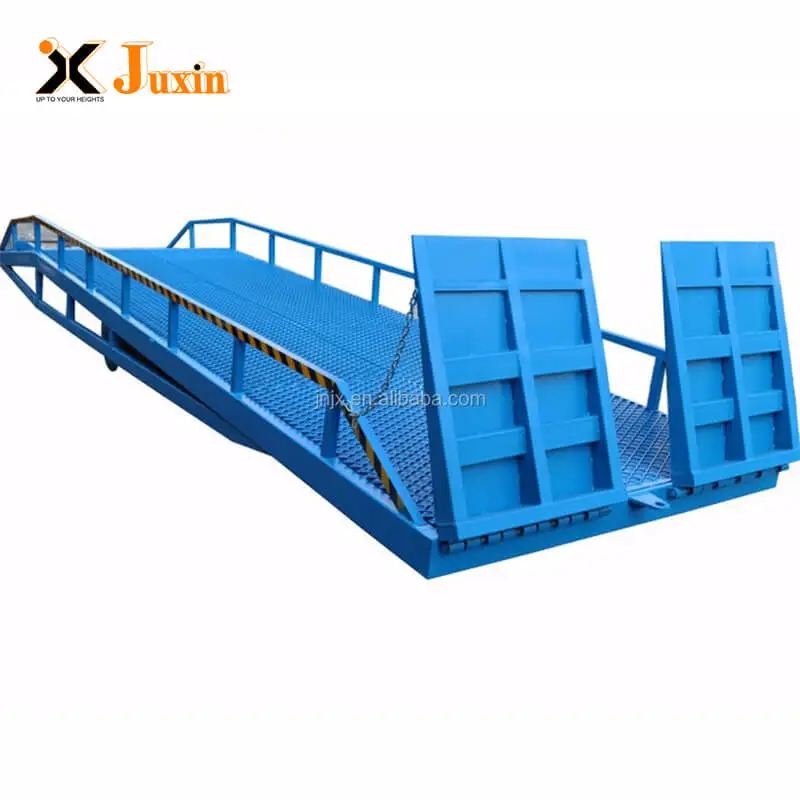 6t 10t 12t 15t loading and unloading mobile container load ramp shipping mobile dock ramp