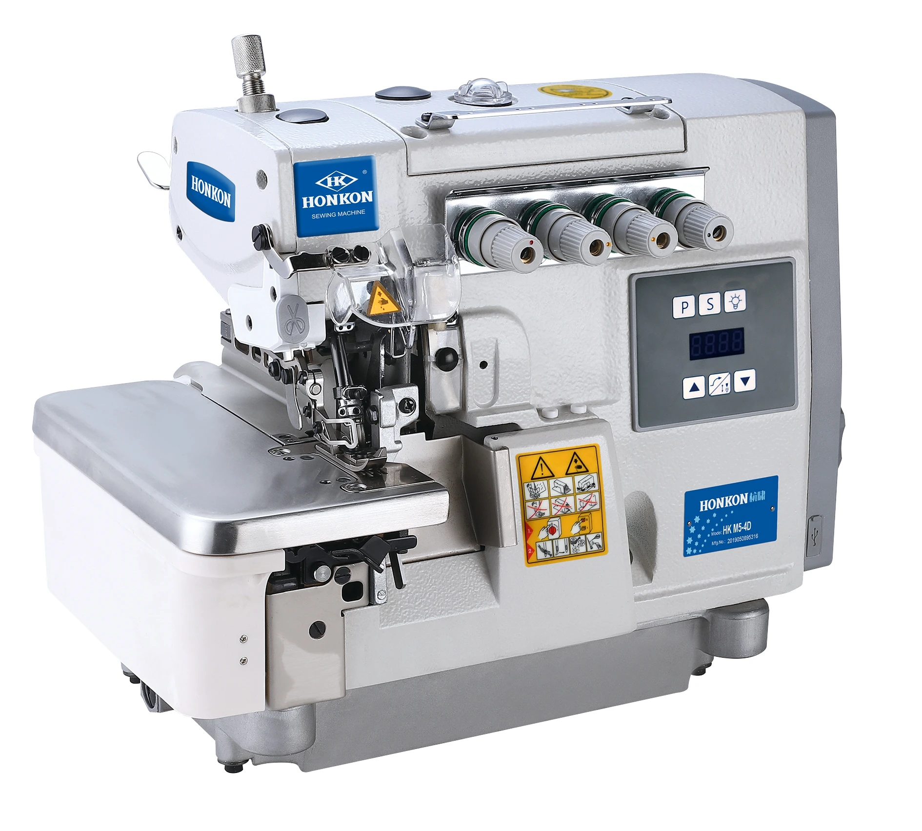 Оригинальные фабричные по цене производителя HK-M5 суровый нитки один прямой привод оверлок швейная