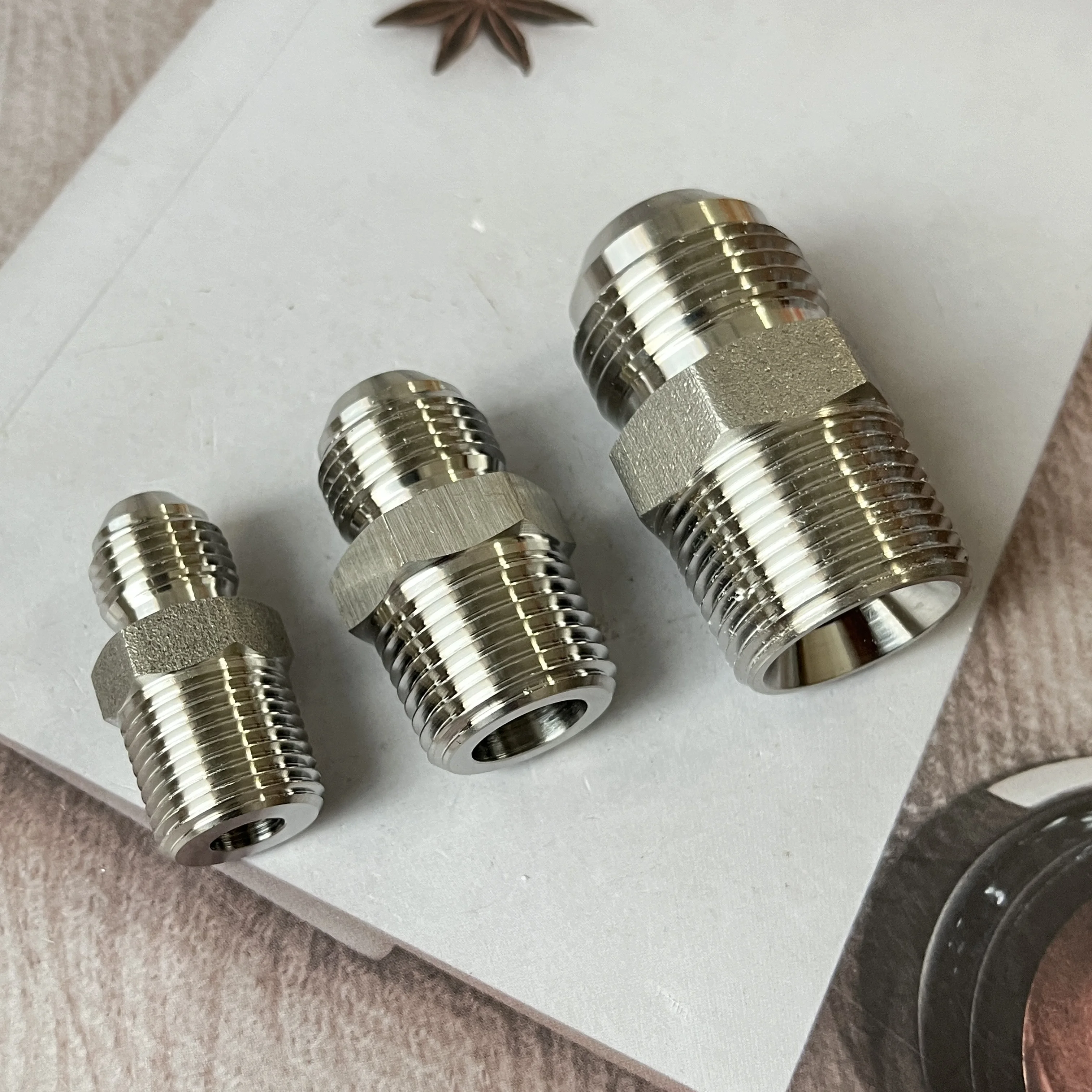 NFJM Hose Joints And Assemblies Stainless Hydraulic Hose Fitting Various Specifications Hose Nipple Fitting