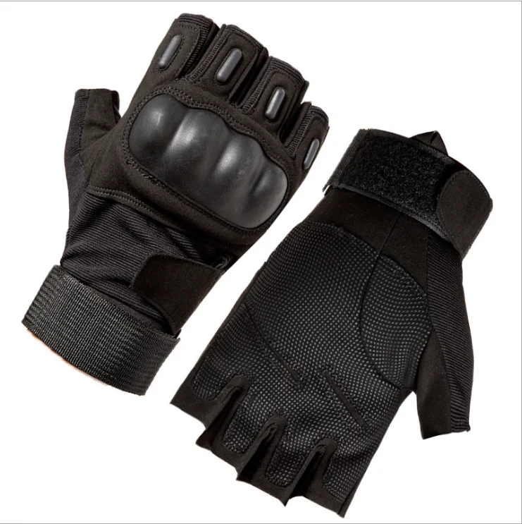 Outdoor Tactical Gloves Multifunctional Sports Gloves Tactical Hard Knuckle Half Finger Gloves