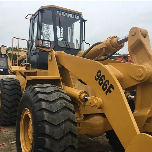 Used CAT Heavy machinery 966F wheel loader Loading Machine Old caterpillar 966F loader with low used hours for sale