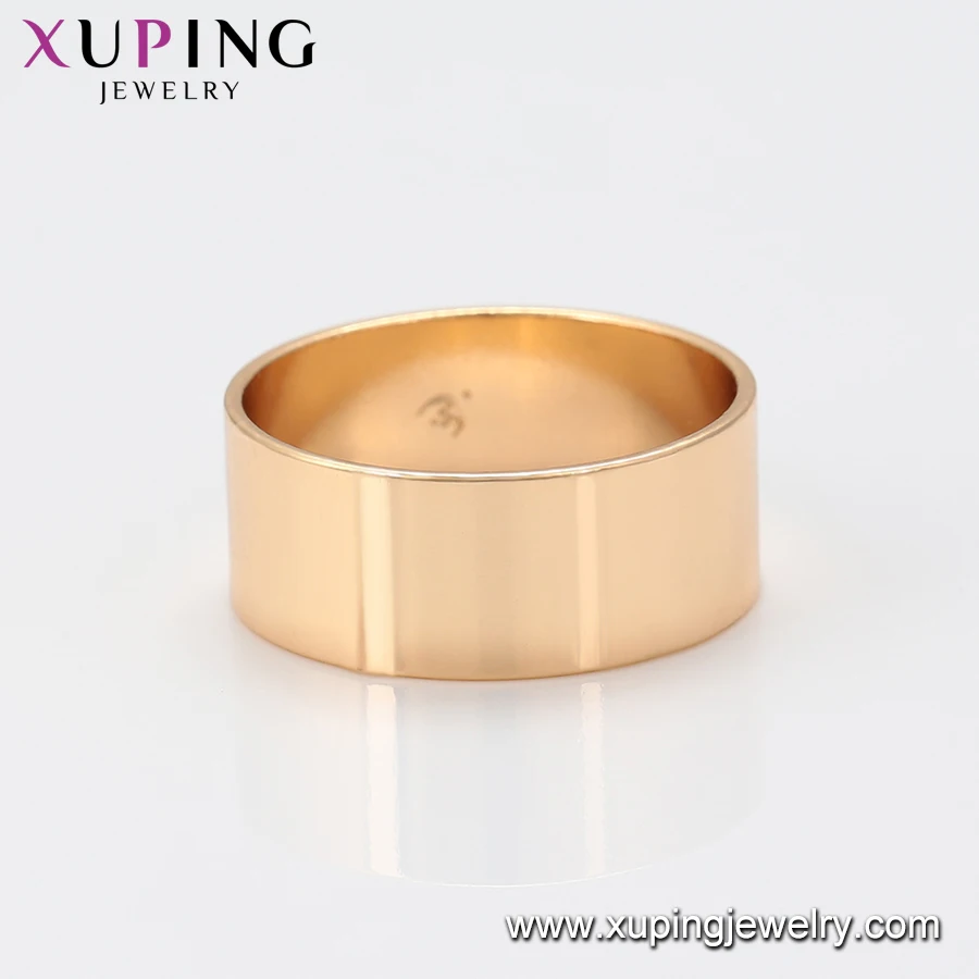16293 xuping 2020 модное простое Золотое кольцо без камня 18 карат