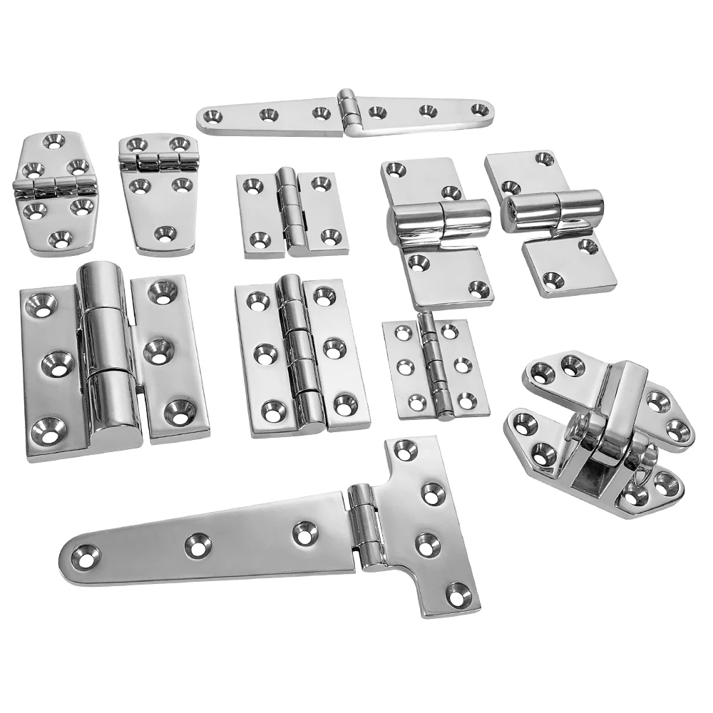 Boat Strap Hinge Door Hinge Stainless Steel Solid Cast Marine Boat Door Cabin Stamp Strap Hinge