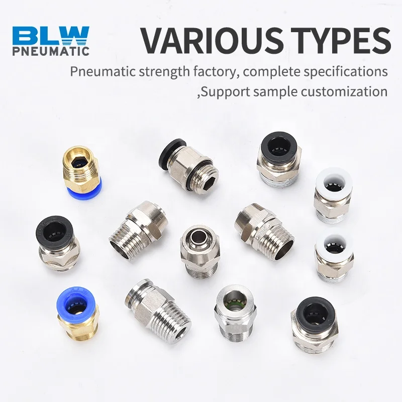 Wholesale pneumatic air hose connector quick push fitting for pipe