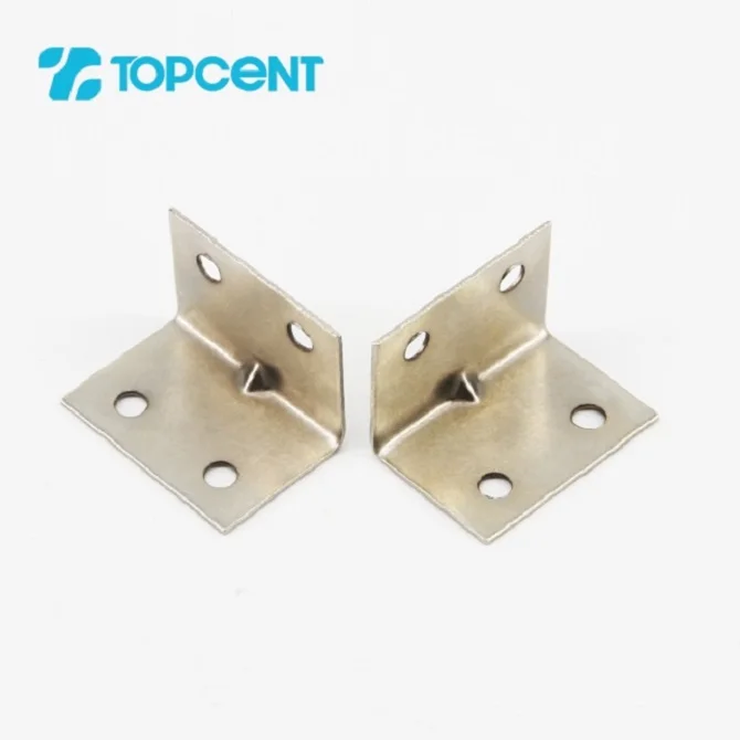 Topcent Hot Sale Factory Custom Steel Corner Bracket Cabinet Wardrobe Furniture Assembly Office Furniture Hardware Bracket