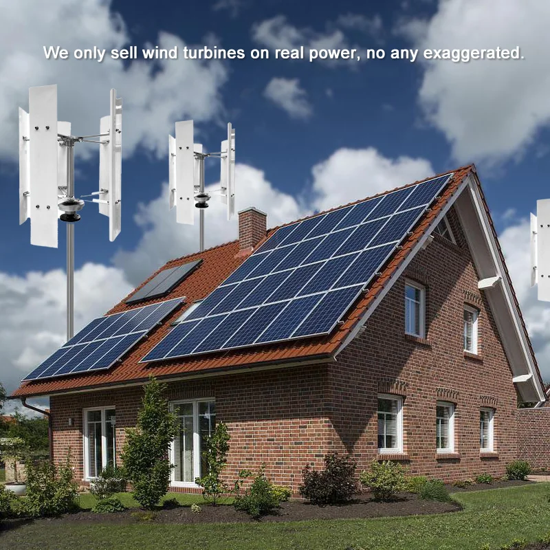 Module Generator Wind Turbine Home 10Kw Power Kit Photovoltaic Hybrid Energy Off Grid Solar And Wind Power System