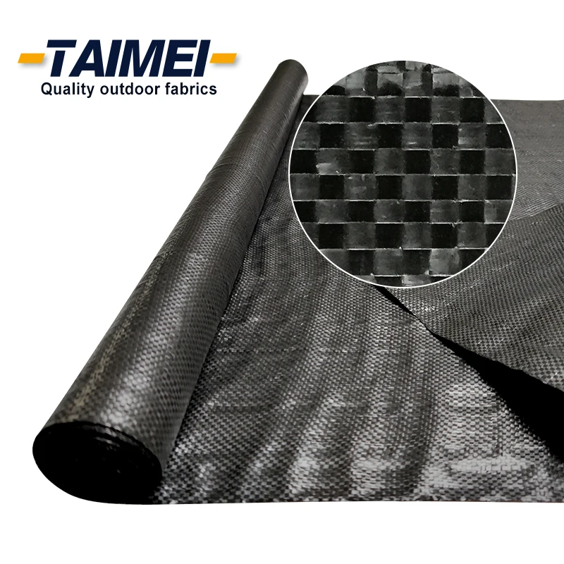 High Strength PP Polypropylene Woven Geotextile Membrane Fabric Woven Geotextile for Expressway Construction