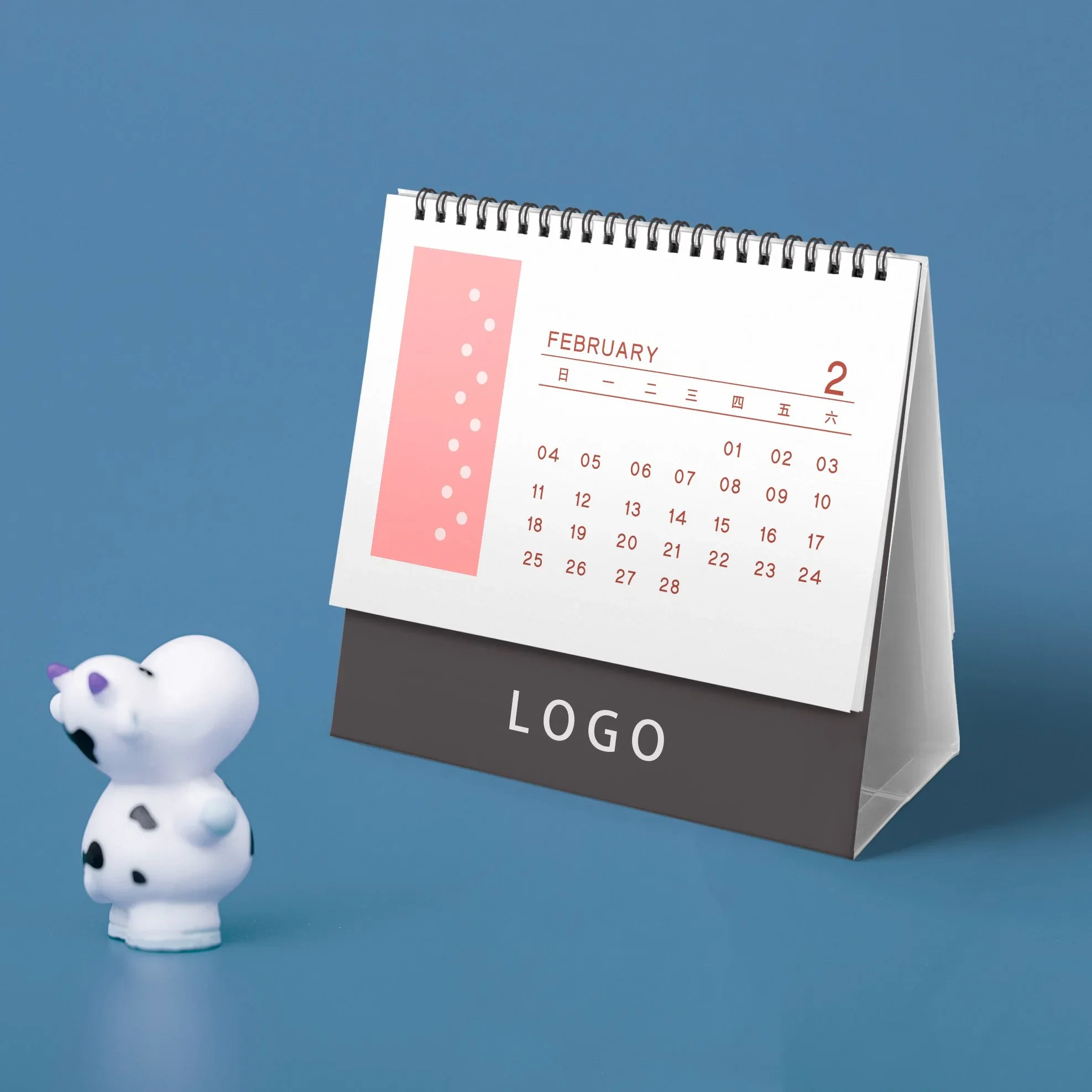 creative stand suppliers with penholder flip gold month daily shapes story affirmation designed large wall desk calendar covers