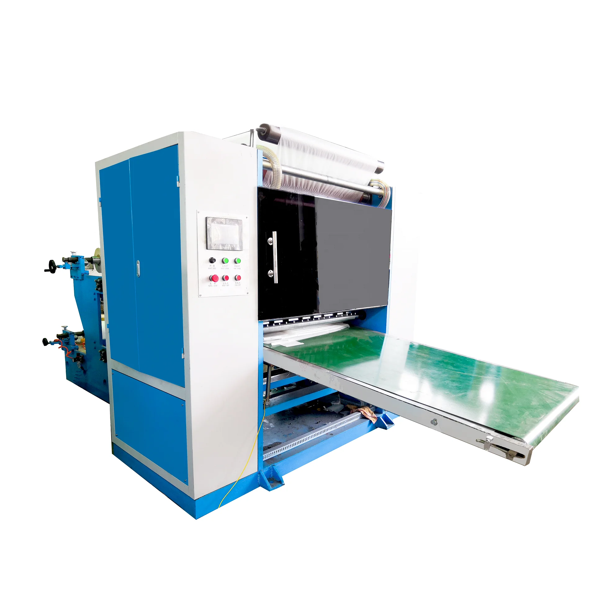 pop-up 2 sided coating butcher paper wax paper folding machine