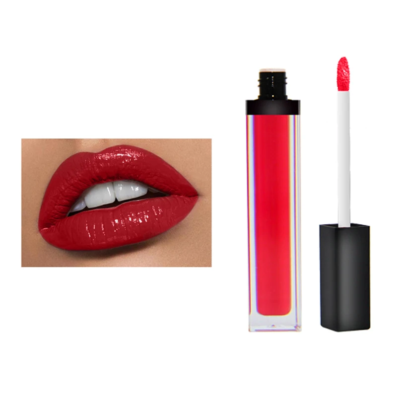 
18 colors Custom Logo Nude Vegan Lip Gloss Vendor Private Label Liquid Lipstick 