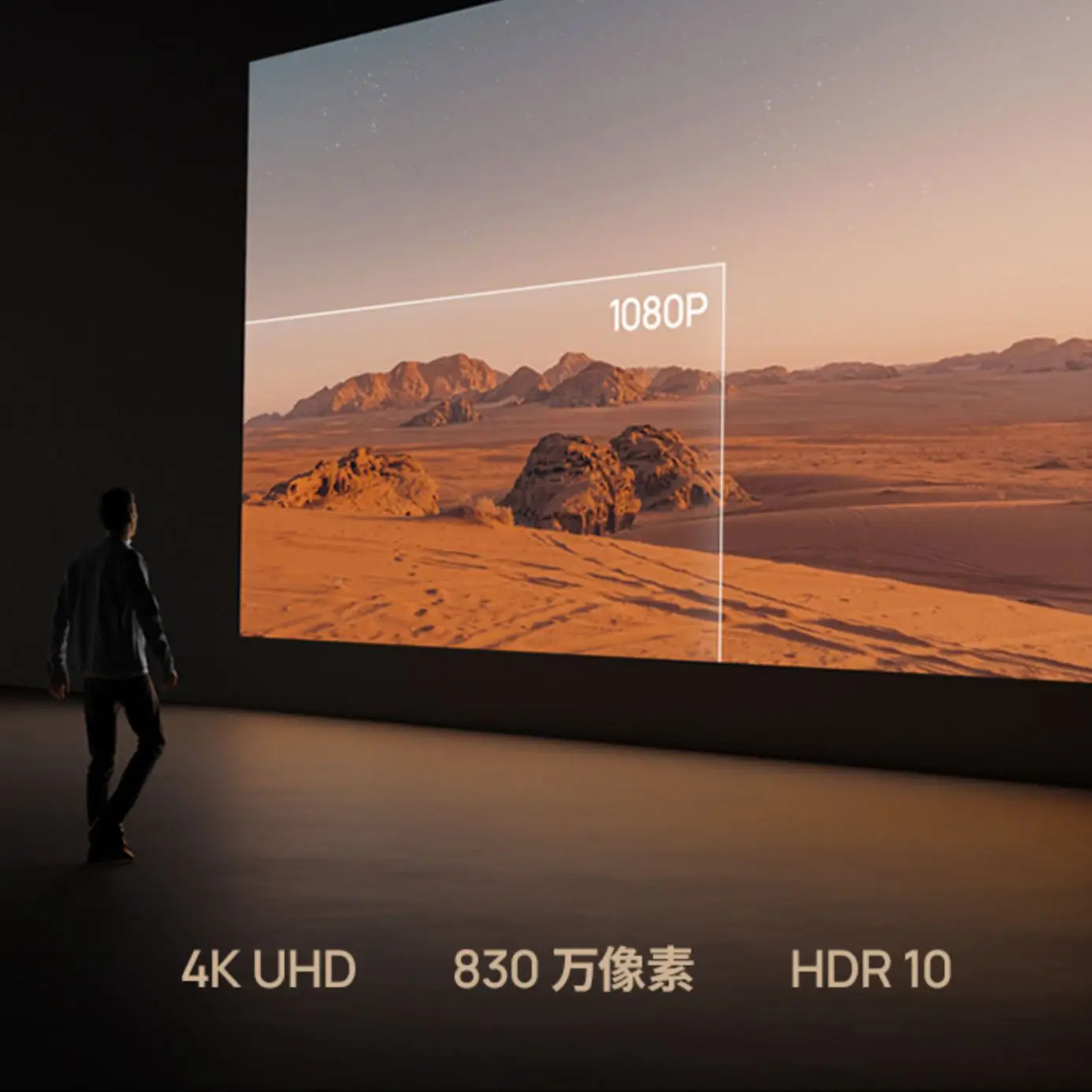 XGIMI H6 4K Projector 1200CCB Lumens Home 120HZ Video with optical lossless zoom  Theater 3D Android Smart Beamer 3D projector