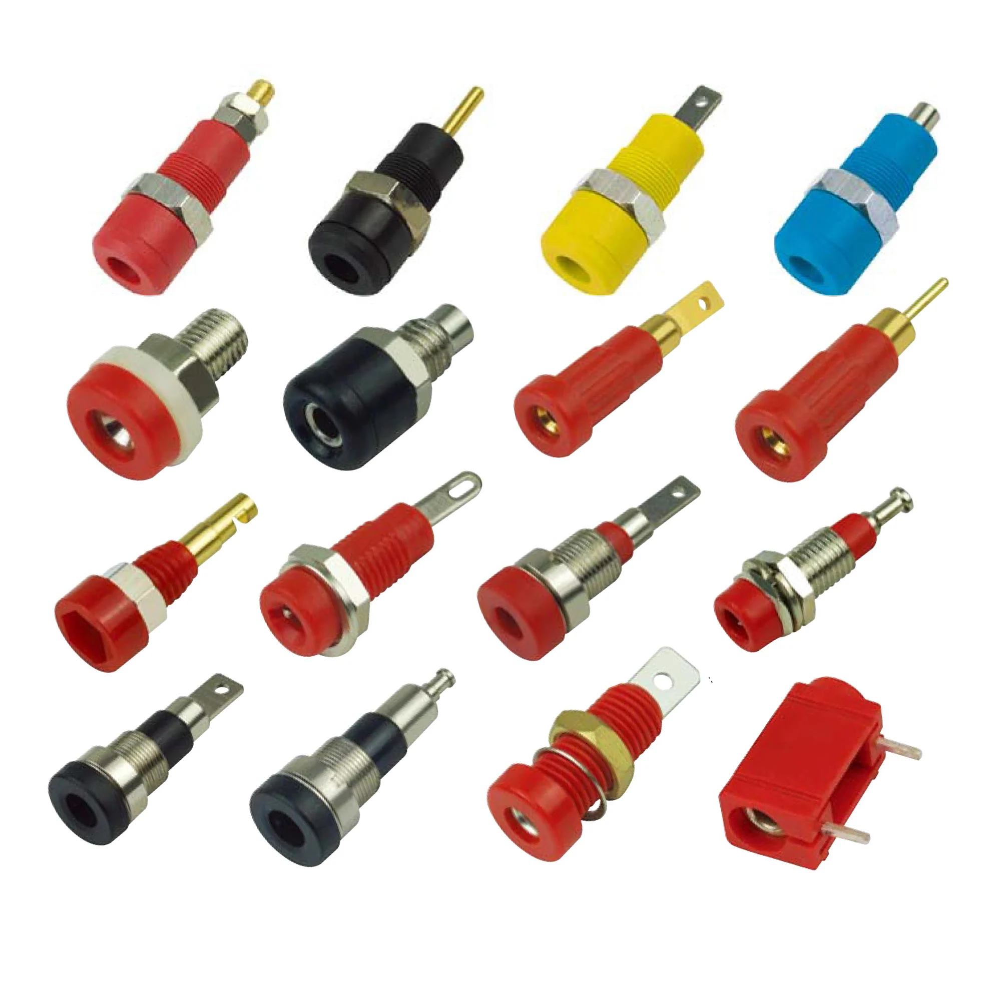 2mm 4mm Banana jack female panel Socket Binding Post for Banana Plug Electrical Connectors DIY