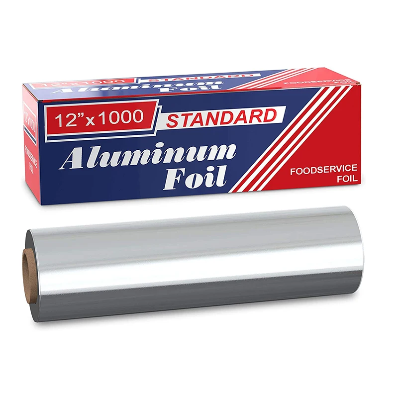 Wholesale Soft Food Embossed Metal Foil Paper Aluminum Foil Roll for Food Packaging
