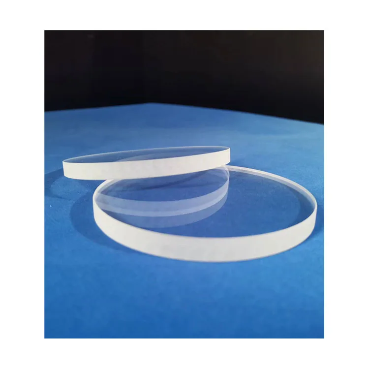Высокотемпературное прозрачное округленное кварцевое стекло лист кварцевая пластина