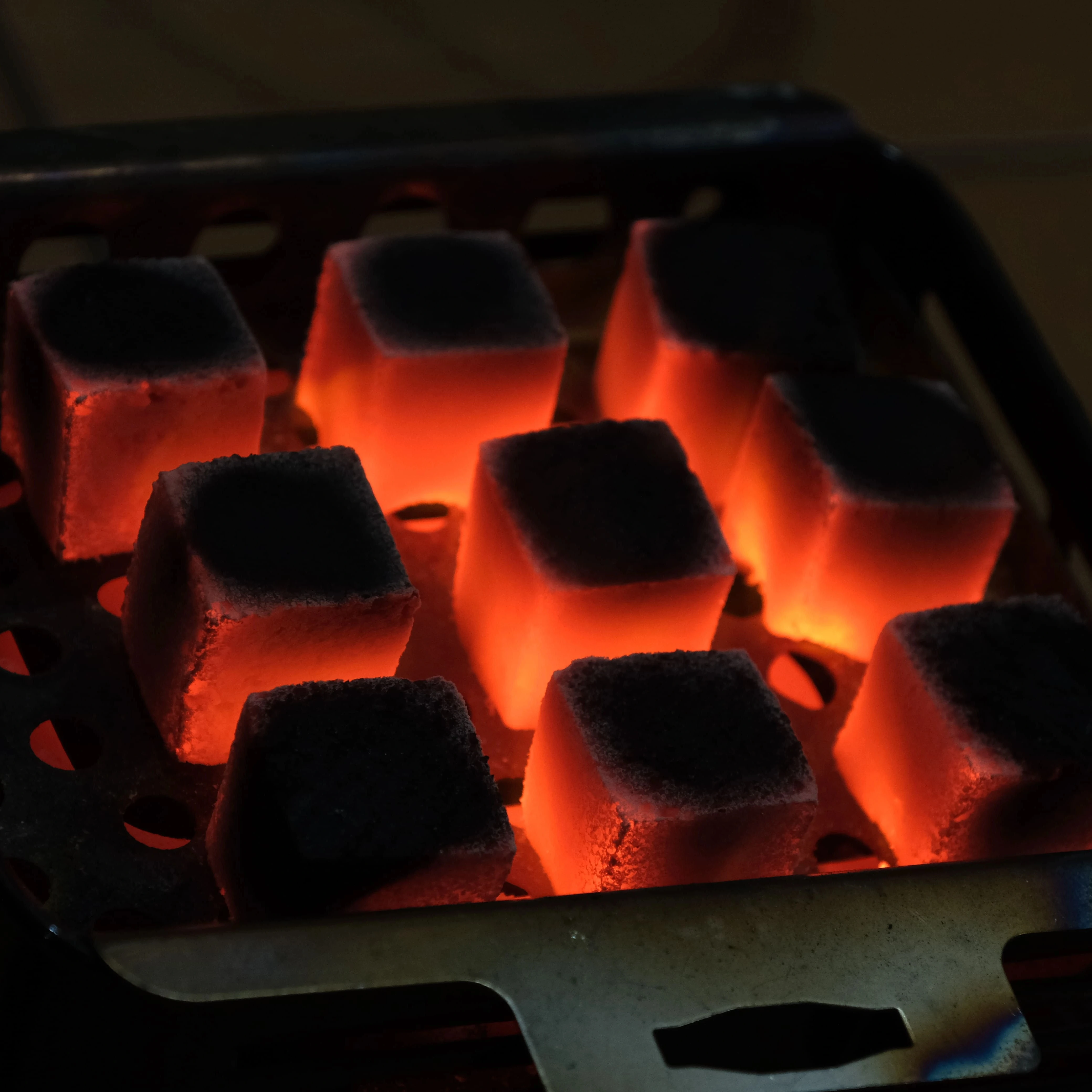 High-quality coconut shisha charcoal crafted in Indonesia for an authentic hookah experience.