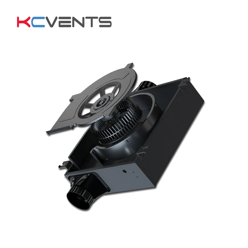 
KCvents Slim Silent In-Line Exhaust Fan with Copper Steel Motor Long-distance pressurization China Building Parts 