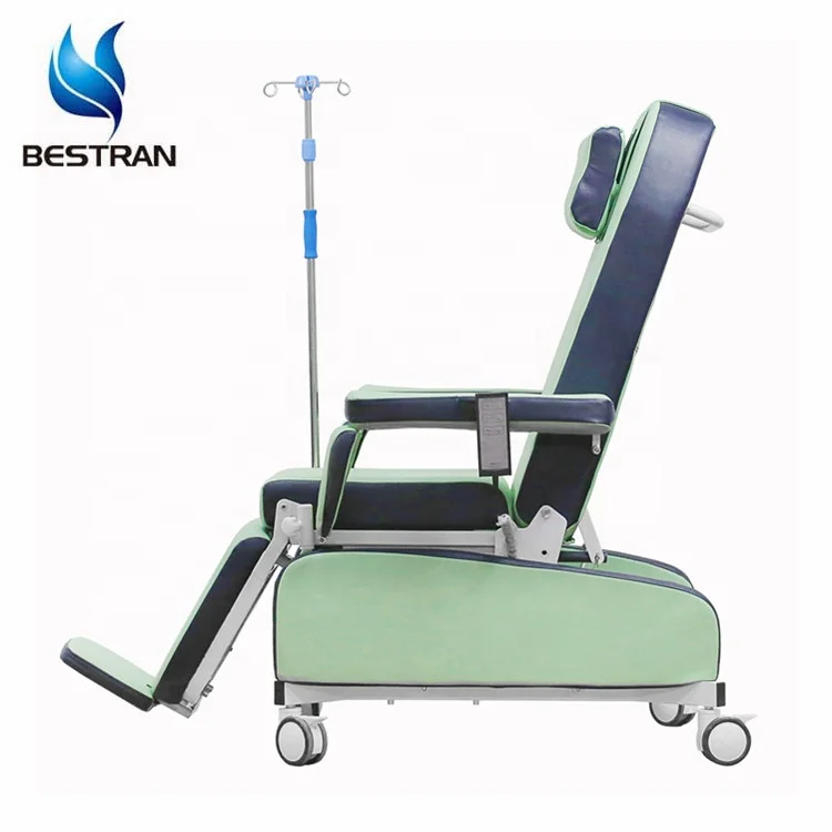 BT-DY007 дешевые Передвижные электрические регулируемые напольные диализа стул гемодиализа крови стул цена