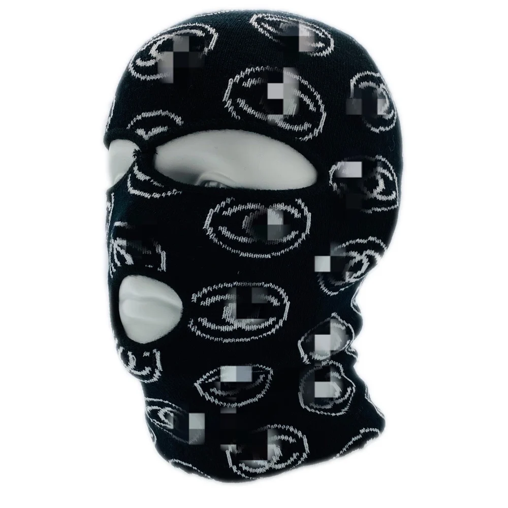 Wholesale polyester custom printing logo full face mask thermal waterproof ski mask printed balaclava