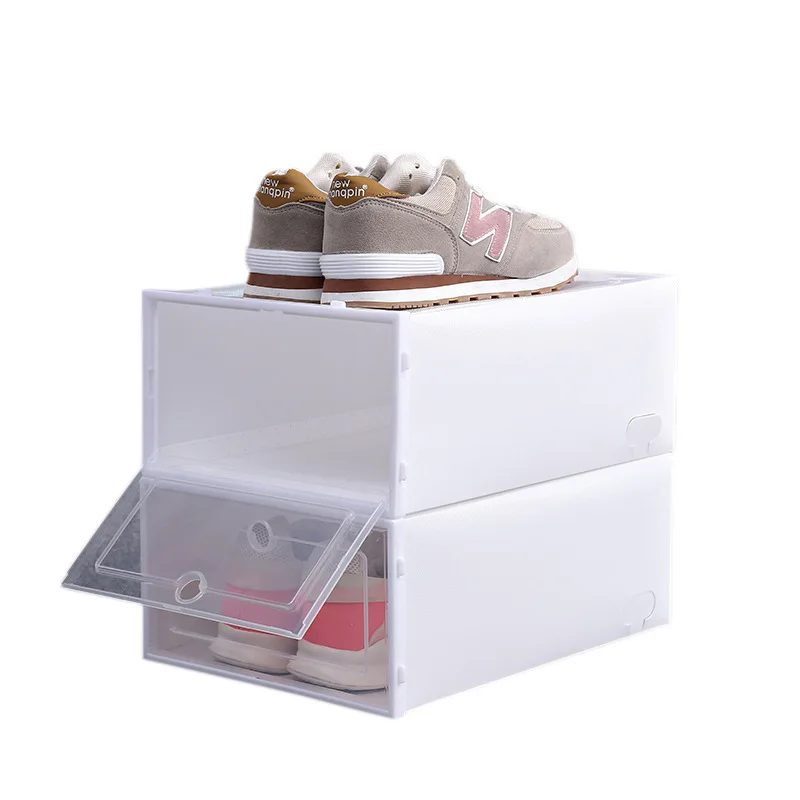 Wholesale foldable plastic shoe storage box for under bed