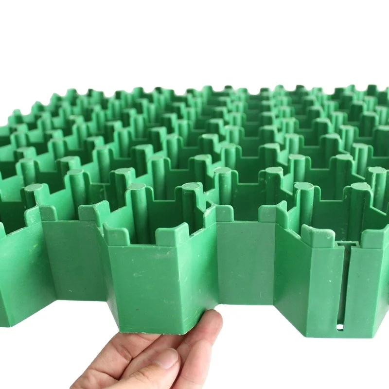 HDPE пластиковая Автомобильная проездная дорожка для газонной арматуры HDPE травяная сетка для парковки и садовой посадки