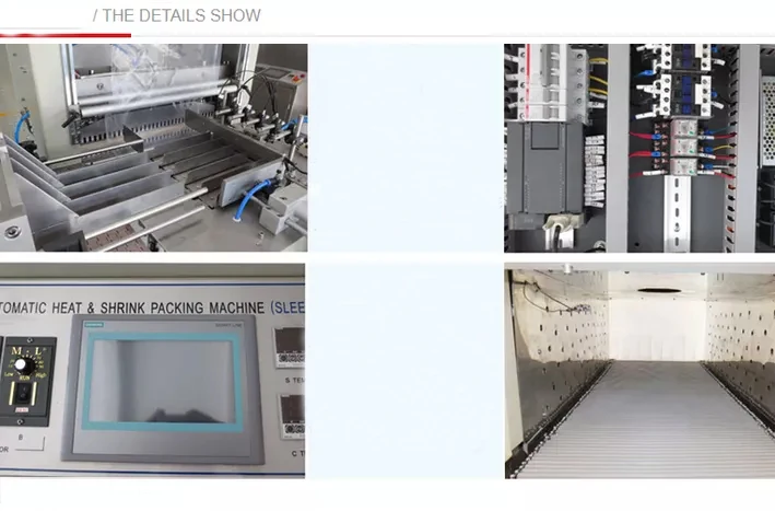 China factory direct sale full automatic shrink sleeve tunnel wrapping machine for bottles