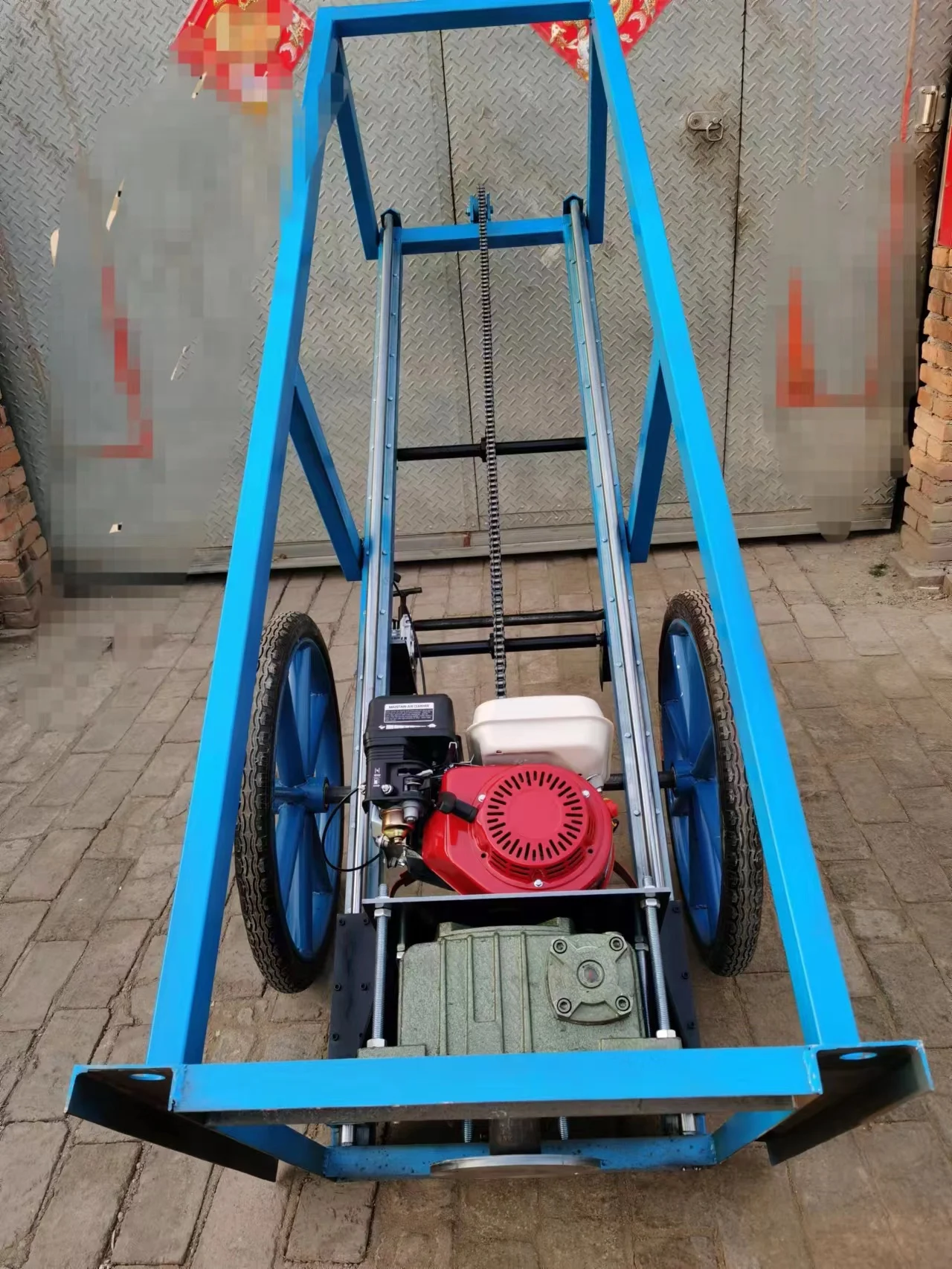 Portable Handheld Petrol Piling Machine post driver/Gasoline Solar Pile Driver for Southeast Asian market