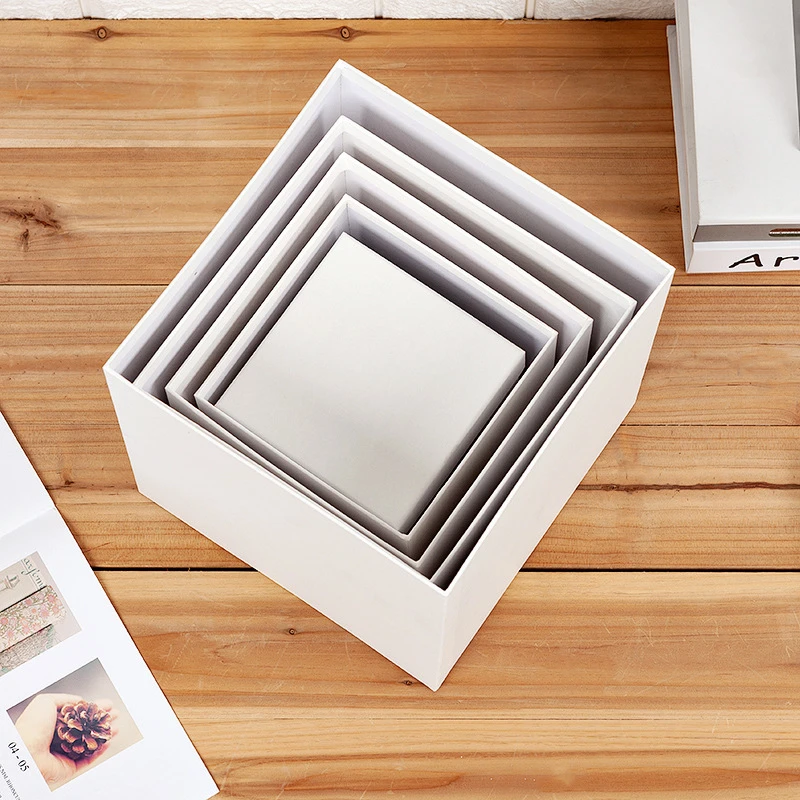 Factory direct sales new square five-piece packaging box creative spoof multi-layer gift box set graduation favor gift box