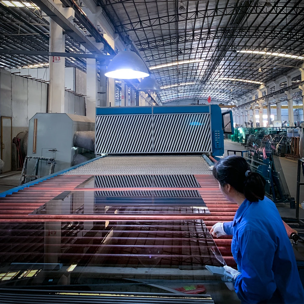 Dark Grey Safety Tempered Glass Crystal Euro Grey Color Tinted Toughened Glass Doors and windows Wall