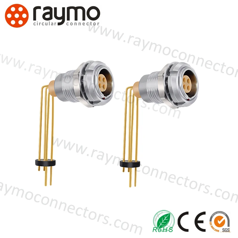 Raymo Connector EGG ECG EEG 0B 1B 2B Elbow PCB connector