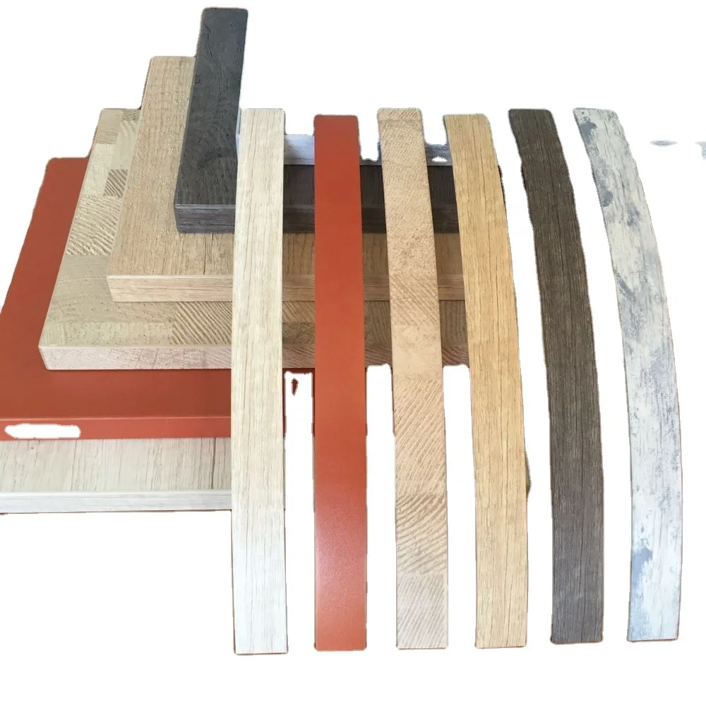 Solid PVC edge banding trim,wood grain edge banding tape,Acrylic ABS edge banding strips for office table