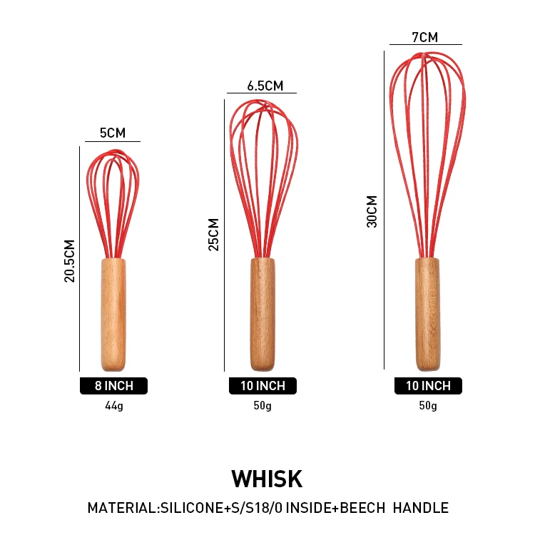 Hopesun Amazon Hot Sale Wholesale Whisk Milk And Egg Beater Blender - Kitchen Utensils For Blending Silicone  Egg Whisk