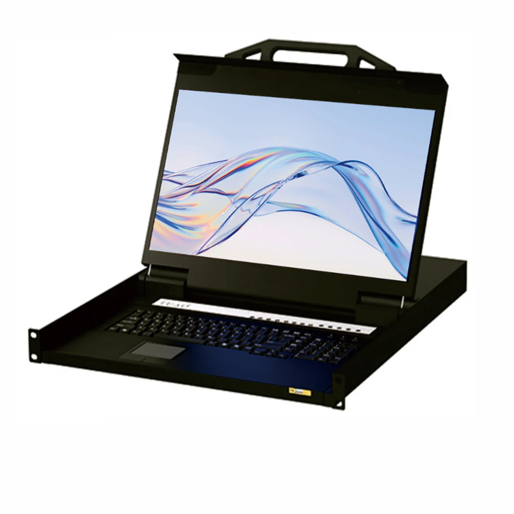 OSD control 4 8 16 port switch 1U rack mount kvm console over ip 1080P HD 17 19 inch VGA lcd  Kvm Console Drawer