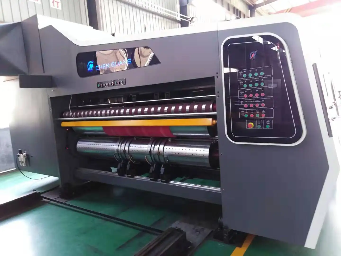 Colourful box corrugated carton paper box flexo printing machine