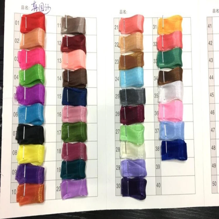 Yanglizi Korea Organza Fabric 150cm width Jiaxing Factory Directly Sale Fabric Organza