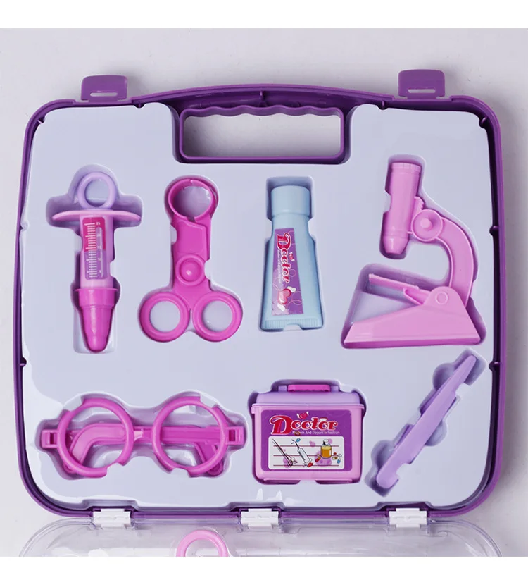 2023 new baby Suitcase Doctor Toys Pretend Play  Briefcase Playing Doctor Toy Set    Medicine Box  Toys